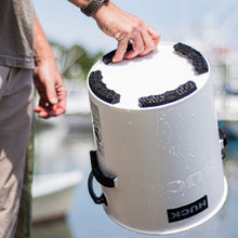 Load image into Gallery viewer, HUCK Performance Bucket - Tuxedo - White w/Black Handle [76174]
