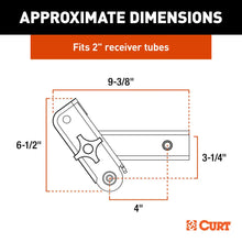 Load image into Gallery viewer, CURT ActiveLink 2&quot; Receiver Shank - Up to 5000 lbs [18402]
