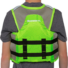 Load image into Gallery viewer, Bluestorm Sportsman Youth Mesh Fishing Life Jacket - Hi-Vis [BS-105-HVS-Y]
