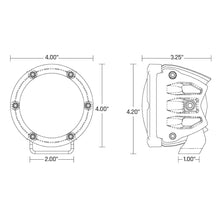 Load image into Gallery viewer, RIGID Industries 360-Series 4&quot; LED SAE Fog Beam - White - Set of 2 [36120]
