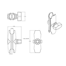 Load image into Gallery viewer, RAM Mount Double Socket Arm f/1&quot; Ball [RAM-B-201U]
