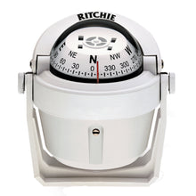 Load image into Gallery viewer, Ritchie B-51W Explorer Compass - Bracket Mount - White [B-51W]
